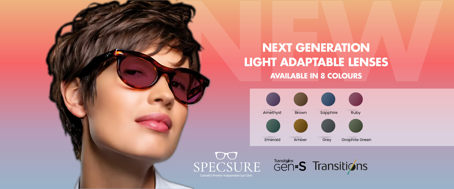 banner showing different lenses